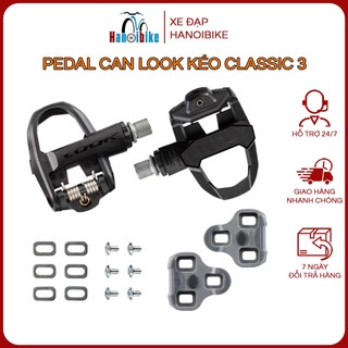 Pedal bàn đạp can cá LOOK KÉO Classic 3 kèm sẵn can sử dụng cho xe đạp Road, Fixed Gear