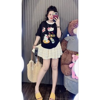 Set chân váy ren tầng mickey - hàng qc cao cấp