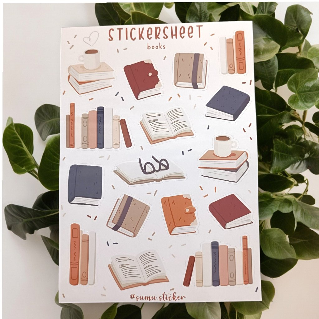 Sticker Sheet Book ⭐ Chuyên dán sổ | Bullet Journal Stickers, Reading Sticker, Book Stickers ⭐ Stick