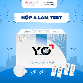 Hộp 4 lam xét nghiệm yo sperm test - không bao gồm máy