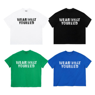 Áo thun basic wwynstu boxy tee signature logo tee 100% cotton 250gsm