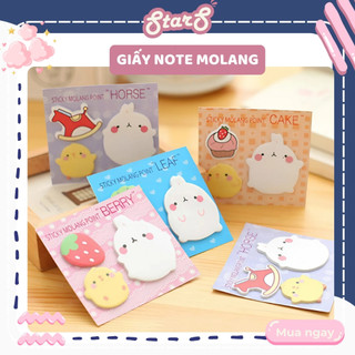Giấy ghi chú note molang 3 chi tiết stick