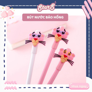 Bút nước báo hồng dễ thương Bút gel đen cute