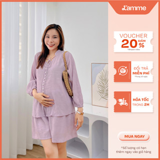 Set đồ bầu, đồ big size, bộ quần áo mùa hè Candy, chất tơ đũi mềm mại, thiết kế nhẹ nhàng, đi chơi, đi biển BY L'AMME