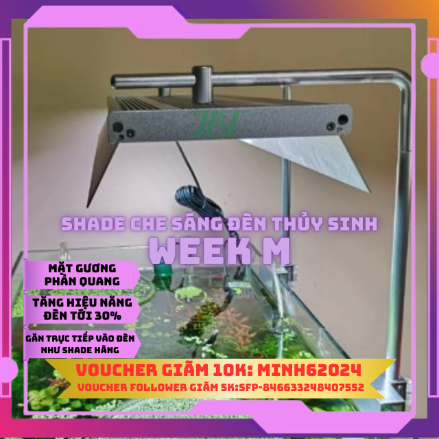 Shade JetA Chắn Sáng Cho Đèn Week M 45cm, Tấm Che Sáng Đèn Week M450, Mặt Gương Phản Quang Cực Tốt