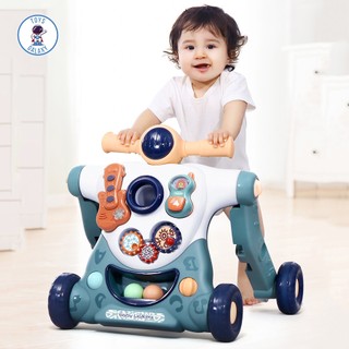 Xe tập đi đa năng 6in1 cho bé có khóa bánh an toàn - đồ chơi tập đi - xe chòi chân - bập bênh