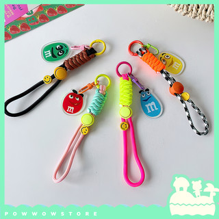 [Sẵn VN] Dây Buộc Vải 15cm Đeo Cổ Tay Sử Dụng Móc Trang Trí Bao Đựng Thẻ Phong Cách Candy Thể Thao Sport