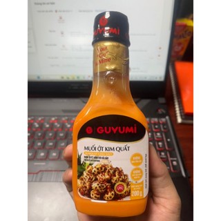 Muối ớt kim quất 200G GUYUMI muối ớt đỏ gia vị chấm hải sản, gà, đồ nướng, thịt luộc ăn chay được