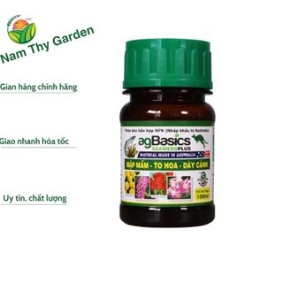 Phân bón hỗn hợp NPK nhập khẩu Úc agBasics seaweedplus giúp mập mầm, to hoa, dày cánh - 100ml
