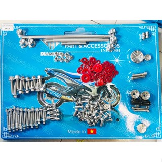 [HOT] BỘ ỐC SALAYA Full cho các loại Xe Honda Yamaha Suzuki