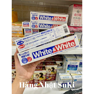 Kem đánh răng White & white 150g nhật làm sạch trắng sáng
