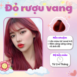  Thuốc Nhuộm Tóc Màu ĐỎ RƯỢU VANG Không Tẩy | Kaiger Colour 