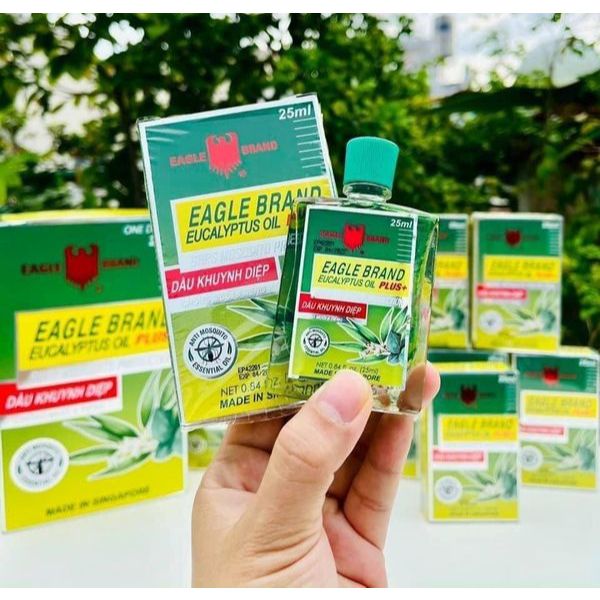 DẦU KHUYNH DIỆP ĐUỔI MUỖI EAGLE BRAND EUCALYPTUS OIL PLUS 25ML