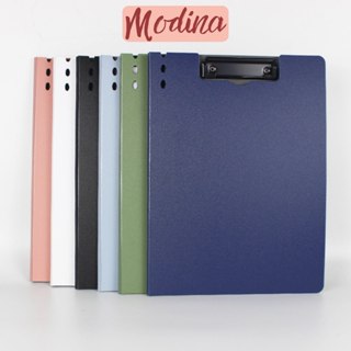 Bìa file bảng kẹp tài liệu A4 cao cấp ngang dọc MODINA nhiều màu, bìa trình ký văn phòng