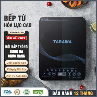 Bếp Từ Đơn Cảm Ứng Công Suất 2200w 8 chế độ nấu nướng đa năng , Màn Hình Cảm Ứng Kính Cường Lực Siêu Bền