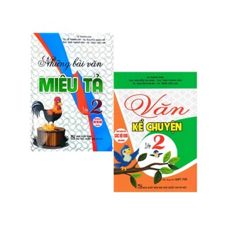 Sách - Combo những bài văn miêu tả lớp 2 + văn kể chuyện lớp 2 - HA