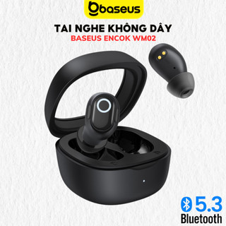 Tai Nghe Bluetooth Baseus WM02 Bowei TWS 5.3 kết nối Không Dây Chống Ồn Êm Tai Bass căng