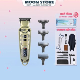Tông đơ chấn viền VGR V-901 cao cấp, máy tăng đơ cắt tóc bấm viền sắc nét lưỡi tông mài chuốt