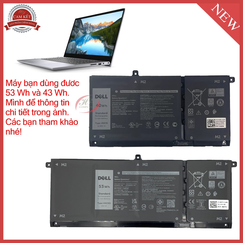Pin Sạc dell Inspiron 5406 2-in-1