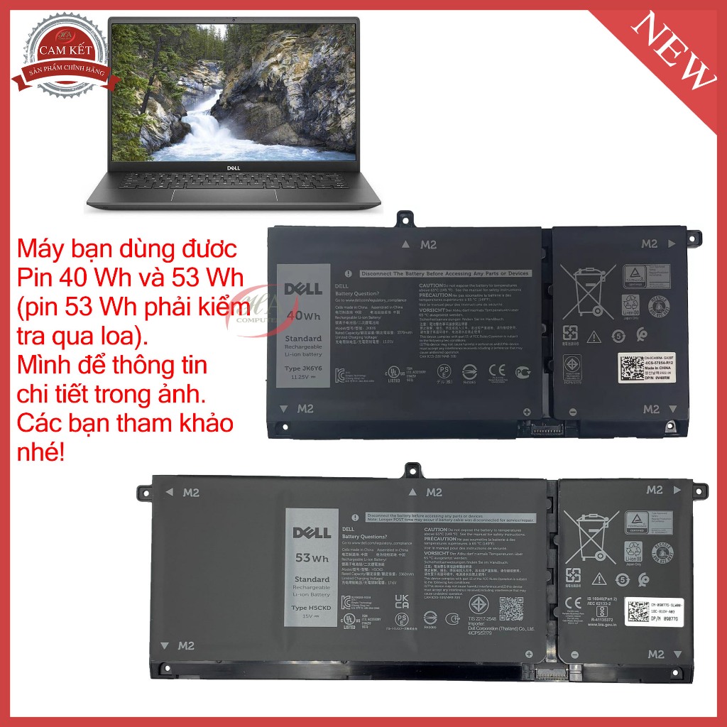 Pin Sạc dell Vostro 5402