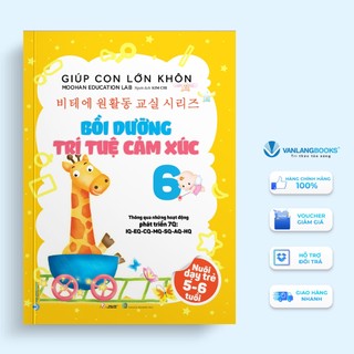 Sách vanlangbooks - bộ sách giúp con khôn lớn: bồi dưỡng trí tuệ cảm xúc