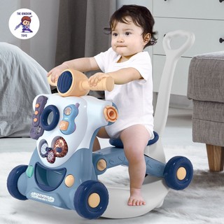 Xe tập đi đa năng cho bé 6in1 có khóa bánh an toàn - đồ chơi tập đi - xe chòi chân - bập bênh