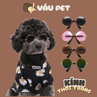 Kính Cho Chó Mèo Thời Trang - Đạo Cụ Chụp Hình Chó Mèo Thú Cưng Vẩu Pet Shop