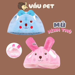 Mũ Cho Chó Mèo Hình Thú Giữ Ấm Tai Vẩu Pet Shop
