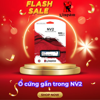 Ổ cứng SSD Kingston NV2 NVMe Gen 4x4 PCIe 4.0 M.2 tốc độ đọc/ghi lên tới 3.500/2.800 MB/giây - Hàng chính hãng