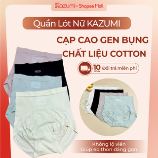 Quần Lót Nữ Gen Bụng Cạp Cao KAZUMI, Quần Chip Không Vền Cotton Thông Hơi CaoCấp A33