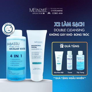 Combo Tẩy Trang Micellar (300mL) & Gel Rửa Mặt (200mL) Làm Sạch Dành Cho Mọi Loại Da