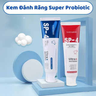 Kem Đánh Trắng Răng YAYASHI Sp-4 Làm Trắng Răng Cải Thiên Vết Ố Vàng Và Khử Mùi Cho Hơi Thở Thơm Mát