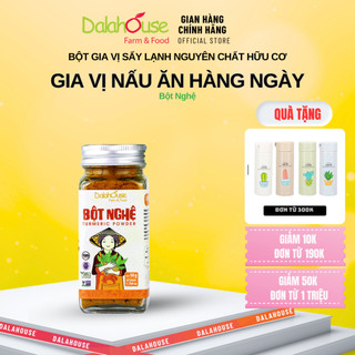 Bột nghệ dalahouse 50g - bột rau hữu cơ sấy lạnh nguyên chất