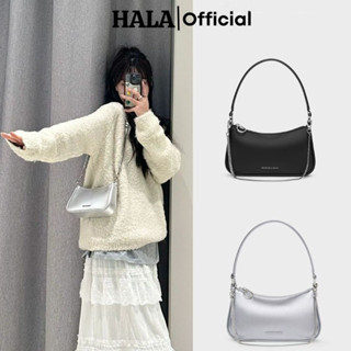  Túi xách nữ cầm tay túi kẹp nách nữ đeo vai da trơn bản 3 dây HALABAG đi chơi size 22cm fullbox CK 2025 thời trang cấp 