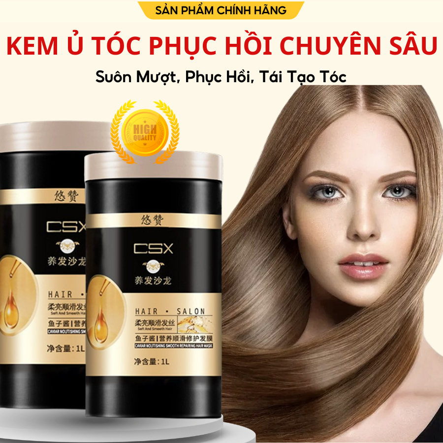 Kem Ủ Xả Tóc Siêu Mượt Phục Hồi Hư Tổn, Kem Xả Tóc CSX Phục Hồi Hư Tổn, Ngăn Gãy Rụng Tóc