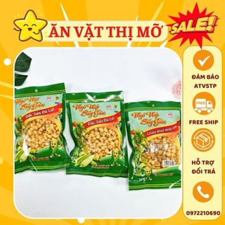 Gói ngô nếp sấy giòn 100gr, snack bắp sấy giòn, bắp nếp chiên giòn, ăn vặt thị mỡ