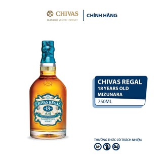 Rượu Whisky Chivas Regal 18 Mizunara Oak Casks 40%alc 700ml Kèm Hộp