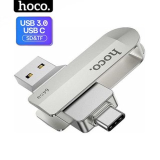 Usb 3.0 type c và usb 64gb 32gb 16gb chính hãng Hoco 2 trong 1 tốc độ truyền dữ liệu cực nhanh vỏ kim loại