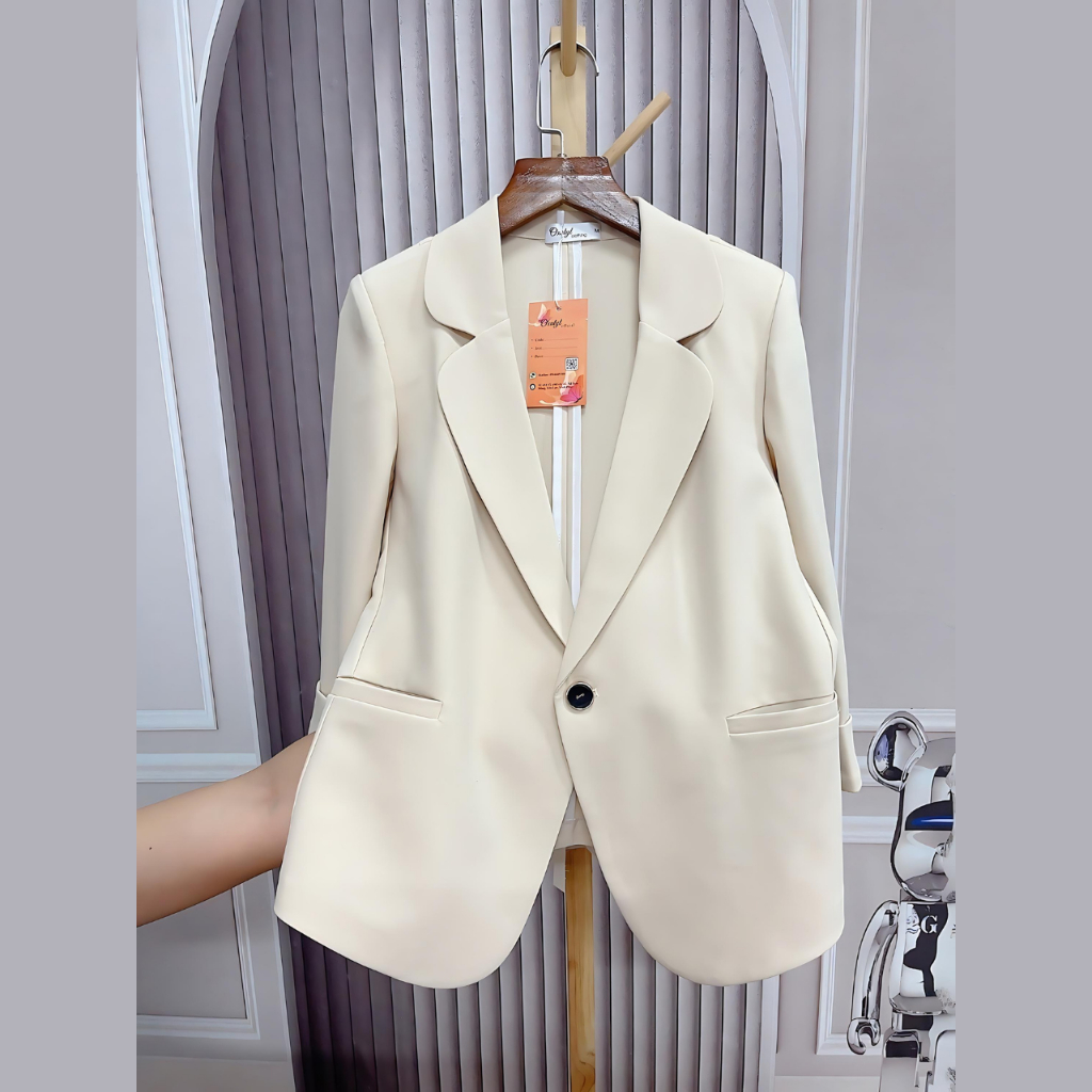 Áo Vest nữ công sở Oxatyl A003 tay lỡ 1 lớp chất liệu vải mềm mịn cao cấp | BigBuy360 - bigbuy360.vn