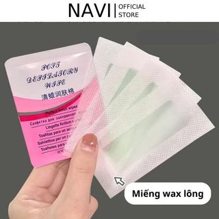 Wax lông tiện lợi miếng wax ria mép lông nách NAVI