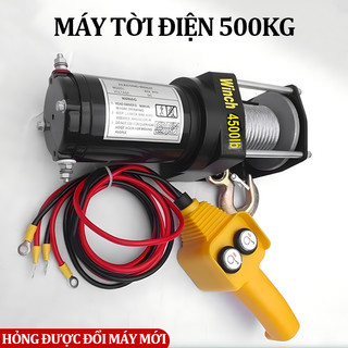 Yunyi máy tời điện 500kg tời điện 12v tời cứu hộ 4500lbs lực kéo 2041kg thiết bị nâng hạ