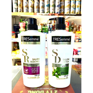 Dầu xả tresemmé salon detox gừng và trà xanh detox tóc chắc khoẻ - 620g