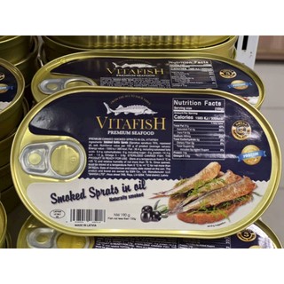 Cá trích ngâm dầu 190g vitafish