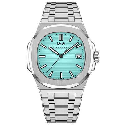 Đồng hồ nam chính hãng I&W Carnival 721G1-T5 kính sapphire,chống xước,chống nước 50m,Bh 24 tháng,máy cơ (automatic)