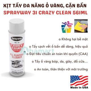 Chai xịt tẩy đa năng Sprayway 31 Crazy Clean 561ml (19oz) chính hãng