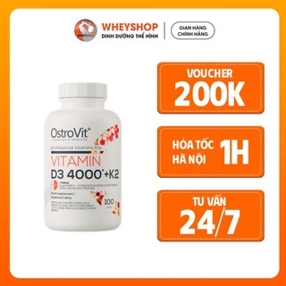 Viên uống hỗ trợ xương Ostrovit Vitamin D3 4000 K2 (110 viên) -  WHEYSHOP VN
