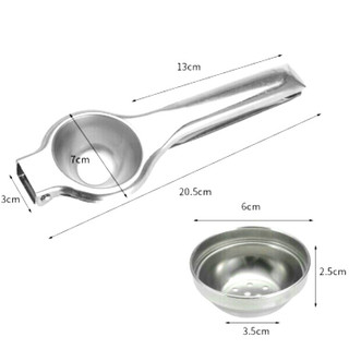 Dụng cụ vắt chanh inox (kẹp vắt chanh)