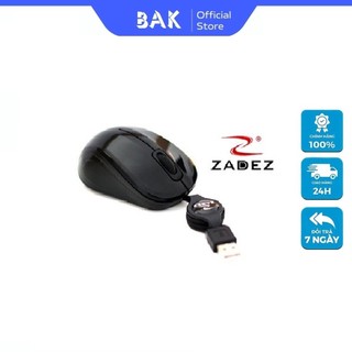 SU4-Chuột máy tính Dây Rút Zadez M215 - Hàng chính hãng BAK