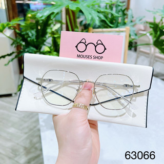 Kính mắt lục giác gọng kim loại thời trang mã 63066