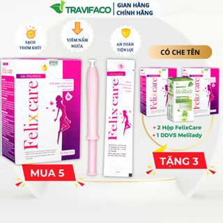 Gel inner vệ sinh phụ nữ felixcare, đũa thần phụ khoa ngừa viêm nấm ngứa, bôi trơn và làm sạch vùng kín - mua 5 tặng 3